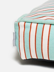Oliver Bonas Mint Green Striped Pet Bed - Image 4 of 5