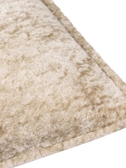 Paoletti Champagne Lustre Velvet Fibre Filled Cushion - Image 4 of 5