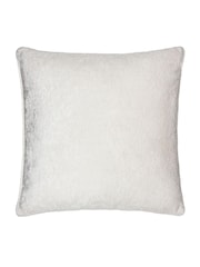 Paoletti Ivory Lustre Velvet Fibre Filled Cushion - Image 2 of 5