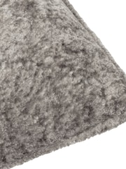 Paoletti Pewter Lustre Velvet Fibre Filled Cushion - Image 4 of 5