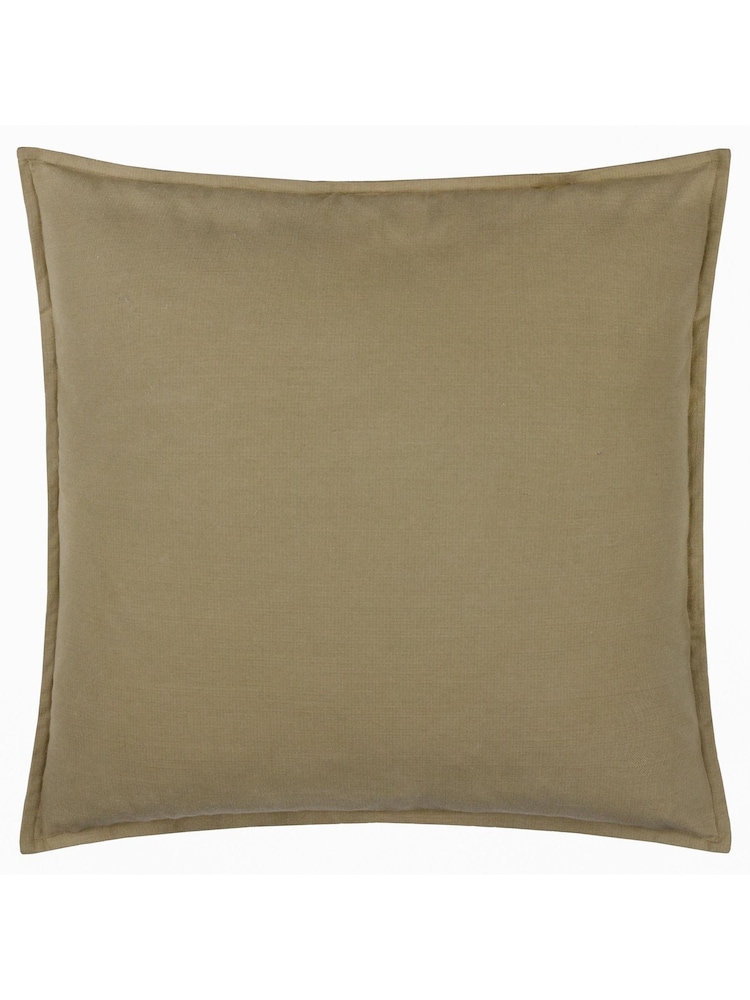 Yard Moss Slub Cotton Fibre Filled Cushion - Image 2 of 5 Yard Moss Slub Cotton Fibre Filled Cushion - Image 2 of 5