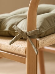 Yard 2 Pack Moss Slub Cotton Cushions - Image 2 of 5