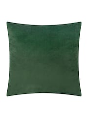 HÖEM Smoke Green Soren Cut Velvet Fibre Filled Cushion - Image 4 of 6