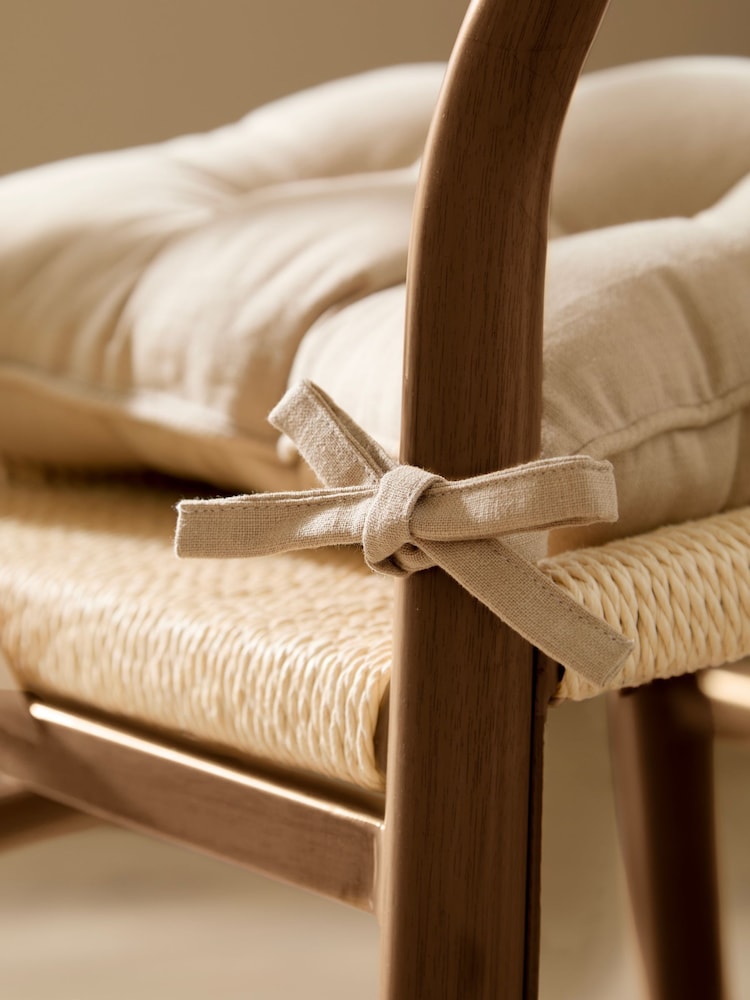 Yard 2 Pack Linen Slub Cotton Cushions - Image 2 of 5