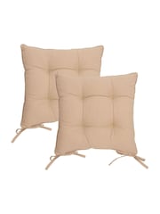 Yard 2 Pack Linen Slub Cotton Cushions - Image 4 of 5