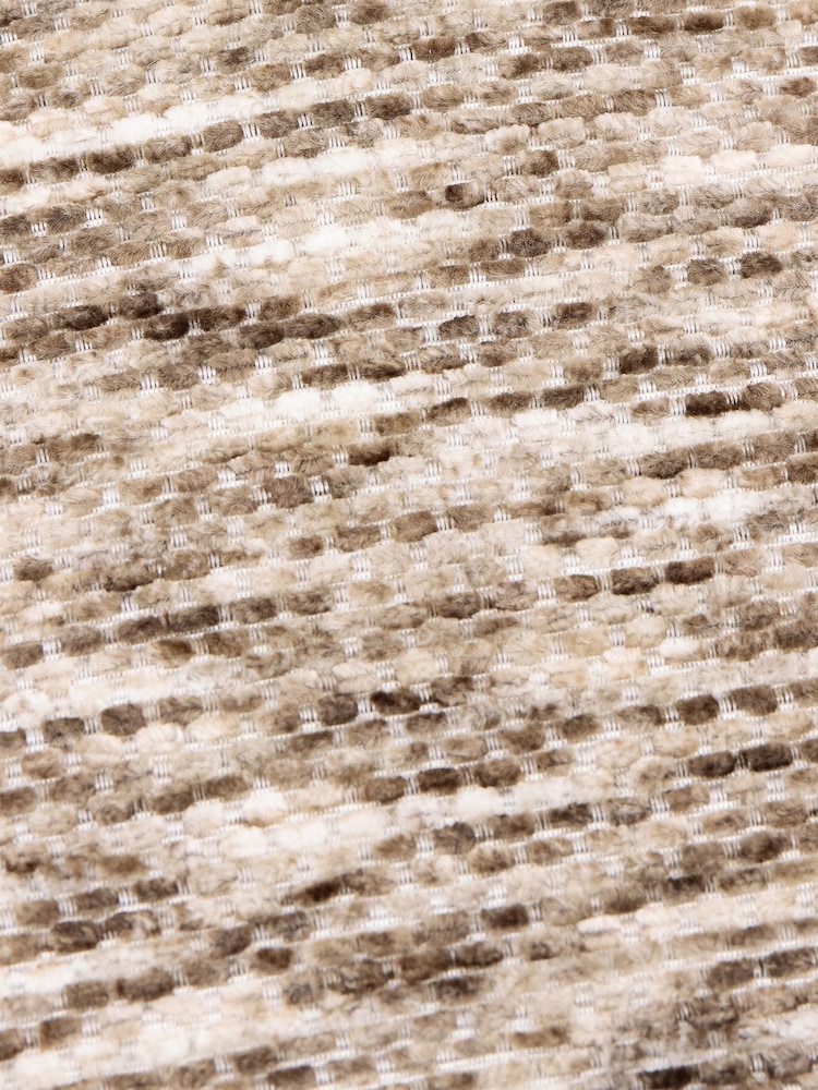 Yard Brown Malvern Chenille Feather Filled Cushion - Image 4 of 4