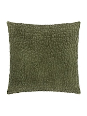 Yard Lichen Pebble Textured Chenille Feather Filled Cushion - Image 2 of 6