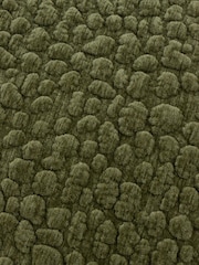 Yard Lichen Pebble Textured Chenille Feather Filled Cushion - Image 5 of 6