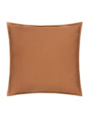 Yard Toffee Slub Cotton Feather Filled Cushion - Image 2 of 5