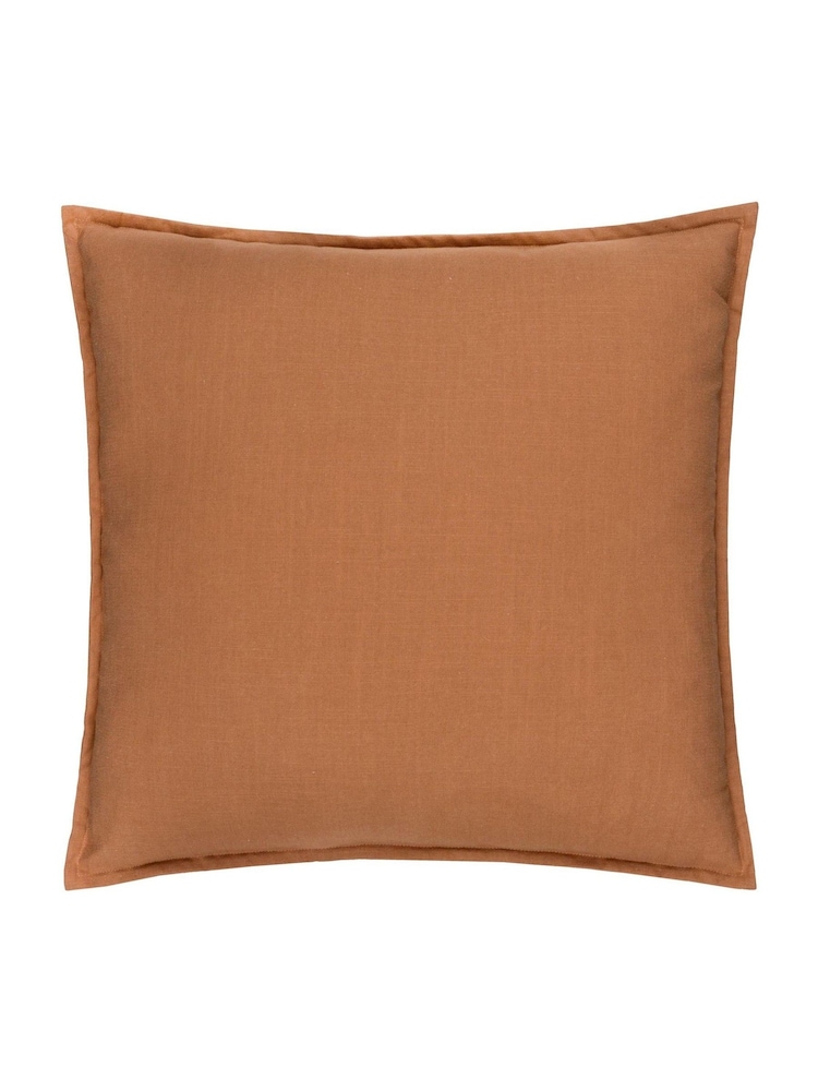 Yard Toffee Slub Cotton Feather Filled Cushion - Image 2 of 5 Yard Toffee Slub Cotton Feather Filled Cushion - Image 2 of 5