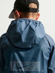 Nike Slate Blue Miler Therma-FIT Water-Repellent Winterized Jacket - Image 4 of 5