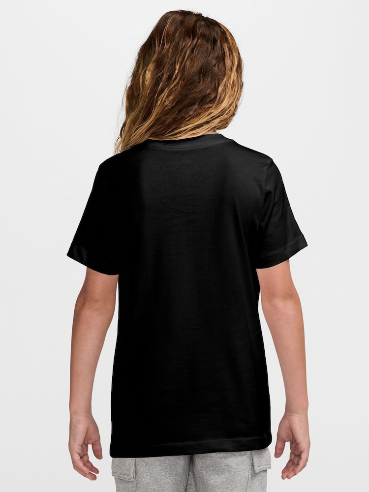 Nike Black Aurora Borialis Graphic T-Shirt - Image 2 of 3