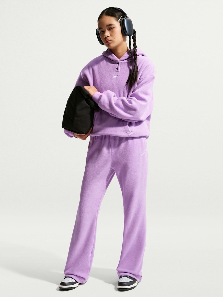 Nike Violet Purple Sportswear Fleece Pants - Image 1 of 5 Nike Violet Purple Sportswear Fleece Pants - Image 1 of 5