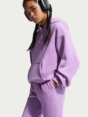 Nike Violet Purple Sportswear Fleece Pants - Image 4 of 5