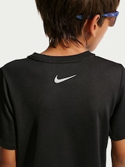Nike Black Miler Dri-FIT Short-Sleeve T-Shirt - Image 2 of 5