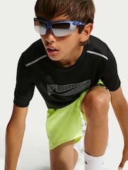 Nike Black Miler Dri-FIT Short-Sleeve T-Shirt - Image 3 of 5