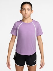 Nike Violet Purple Dri-FIT Tempo T-Shirt - Image 1 of 4