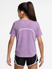 Nike Violet Purple Dri-FIT Tempo T-Shirt - Image 2 of 4
