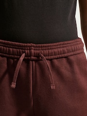 Nike Mystic Date Brown Studio Fleece Wide Leg Joggers - Image 6 of 6
