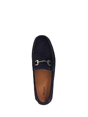 Dune London Navy Blue Brackon Moccasins - Image 4 of 5