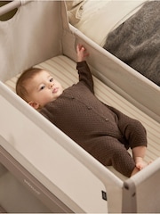 Snuz 2 Pack Blush Stripe Crib Sheets - Image 1 of 2