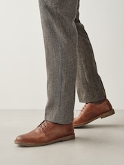 بني فاتح بني - Leather Desert Shoes - صورة 3 من 7