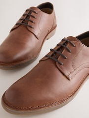 بني فاتح بني - Leather Desert Shoes - صورة 6 من 7