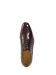 Dune London Brown Solver Oxford Shoes - Image 4 of 4
