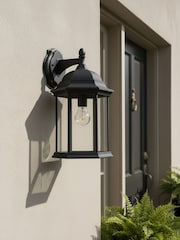 BHS Black Alvin 1lt Large Panel Lantern - Image 2 of 7