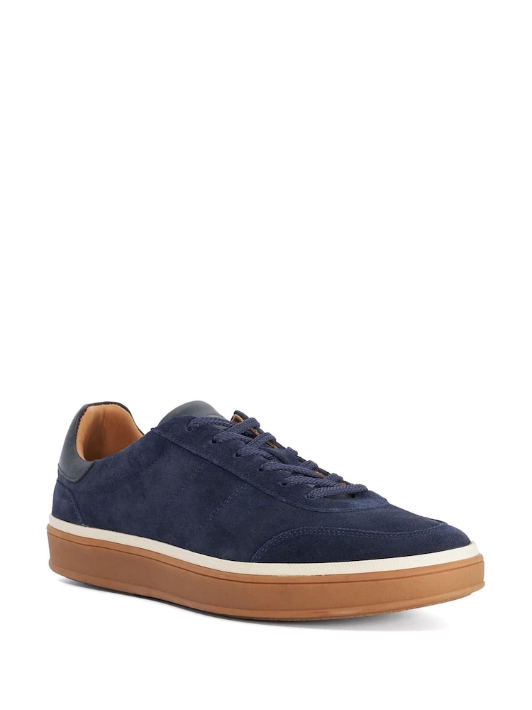 Dune London Blue Tony Wide Fit Trainers - Image 2 of 6