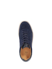 Dune London Blue Tony Wide Fit Trainers - Image 4 of 6