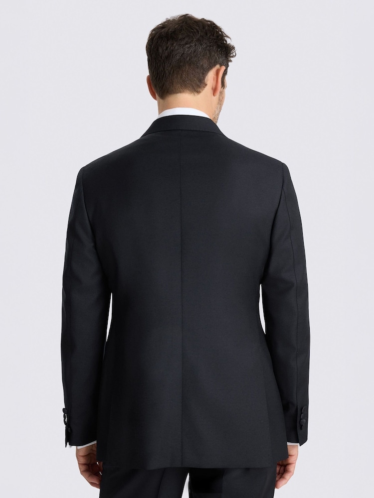 MOSS Blue Tailored Fit Twill Dress Suit Jacket - Image 2 of 5