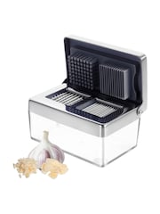 Gourmet Easy Stainless Steel 2-in-1 Garlic Press & Super Thin Scraper - Image 1 of 3