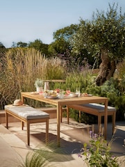 Cox & Cox Brown Turin Garden Dining Set - Image 1 of 6