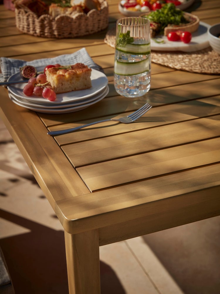 Cox & Cox Brown Turin Garden Dining Set - Image 2 of 6