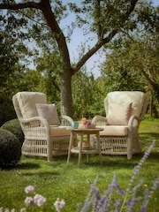 Cox & Cox Brown Barolo Garden Bistro Set - Image 1 of 6