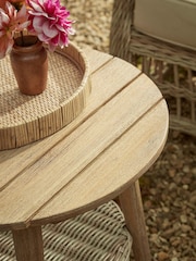 Cox & Cox Brown Barolo Garden Bistro Set - Image 2 of 6