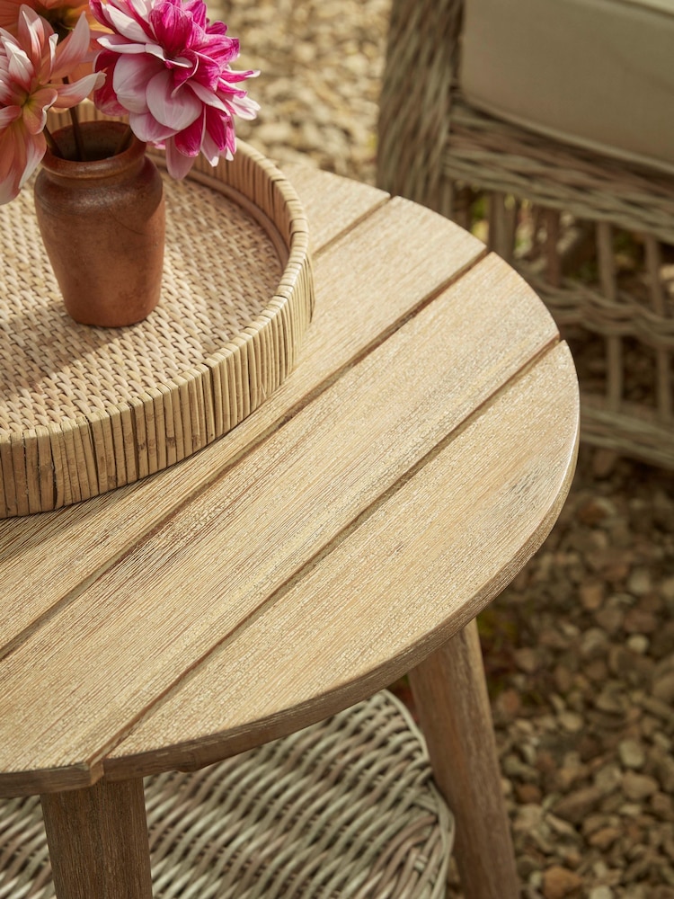 Cox & Cox Brown Barolo Garden Bistro Set - Image 2 of 6