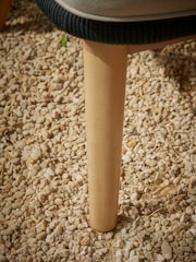 Cox & Cox Blue Siena Garden Bistro Set - Image 4 of 6