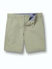 Charles Tyrwhitt Green Cotton Linen Shorts - Image 4 of 5