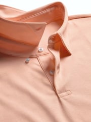 Charles Tyrwhitt Orange Shorts Sleeve Jersey Polo Shirt - Image 4 of 5