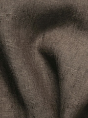 Charles Tyrwhitt Brown Plain Pure Linen Shorts Sleeve Shirt - Image 4 of 4