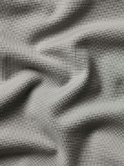 Charles Tyrwhitt Grey Shorts Sleeve Cotton Stretch Smart Pique Polo Shirt - Image 5 of 5