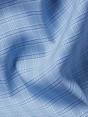 Charles Tyrwhitt Blue Non-Iron Performance Twill Check Shirt - Image 7 of 7