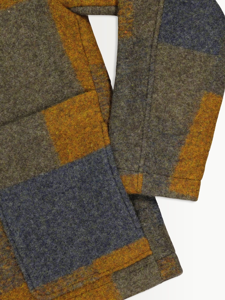 NN.07 Brown Gael Wool Jacket - Image 3 of 3