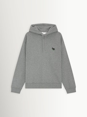 NN.07 Grey David Embroidered Logo Hoodie - Image 1 of 2