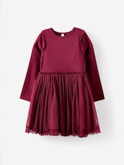 Rouge - Robe à manches longues Eloise de Cotton On - Image 1 sur 1