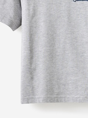 Cotton On Grey Marl Jonny Short Sleeve Back Graphic Print T-Shirt - Image 3 of 3