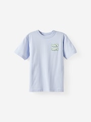 冰藍色 - Cotton On Jonny Short Sleeve Back Graphic Print T-Shirt - 圖片 1/3