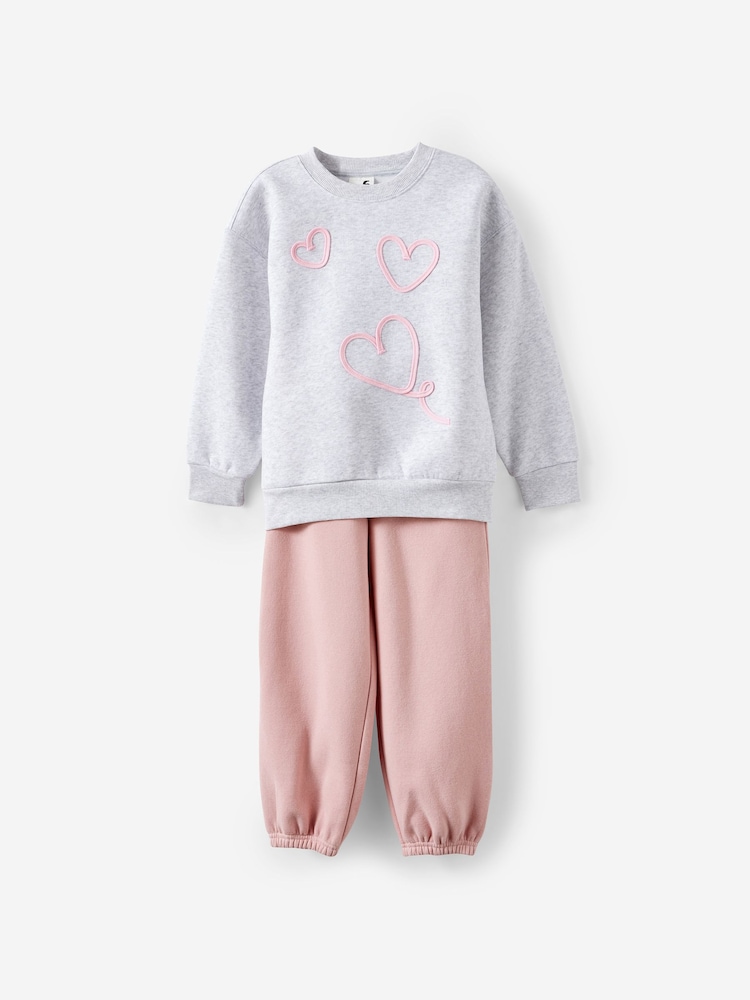 Grå - Cotton On Sammy Oversized Sweatshirt & Joggingsæt - Billede 1 af 3 Grå - Cotton On Sammy Oversized Sweatshirt & Joggingsæt - Billede 1 af 3